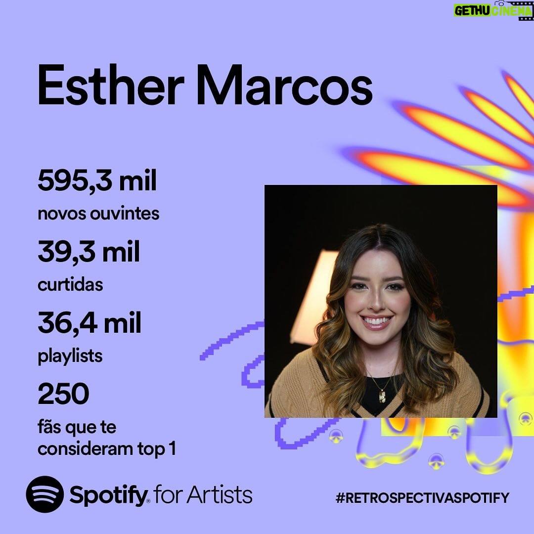 Esther Marcos Instagram - Não são números, são almas! Não são apenas pessoas que ouviram um trabalho, são pessoas que foram alcançadas por aquilo que Jesus nos confiou e não só isso mas acreditaram no nosso ministério. 🥹 Obrigada Jesus, pela honra de poder pregar o evangelho e por colocar em meu caminho pessoas que me incentivam e oram por mim (VOCÊS SE INCLUEM NISSO). Seguimos juntos até o céu! E 2024 que nos aguarde….(mas o ano ainda não acabou né?!)👀🫰🏻