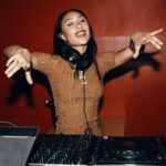 Eva Marisol Gutowski Instagram - Guys I got to DJ the Sandro Family event last weekend!! This is super special to me because back in college when I finally had enough money to buy myself a ‘big girl’ outfit, Sandro was the first brand I ever purchased and continued to shop at for years. It’s FULL CIRCLE 😭❤️ Seriously though, Sandro continues to be one of my favorite brands and if you aren’t familiar with them, you’re seriously missing out. @sandroparis #sandropartner