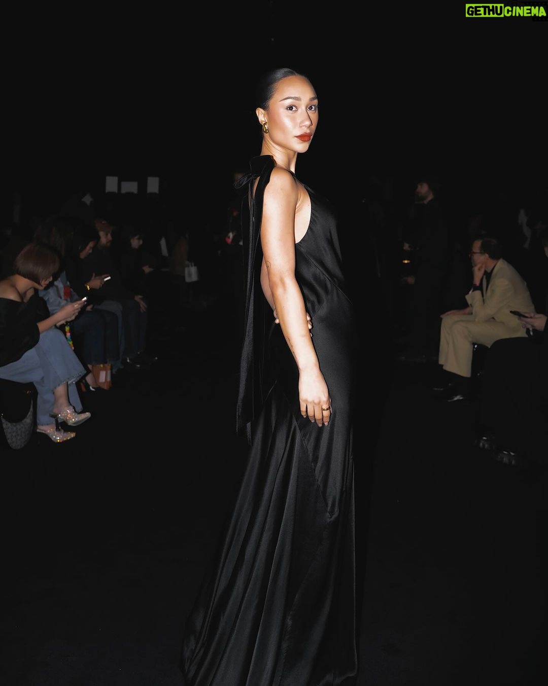 Eva Marisol Gutowski Instagram - Who’s the leader here? Nina, Nina, Nina ✨me in Nina Ricci for FW24 in Paris Paris, France