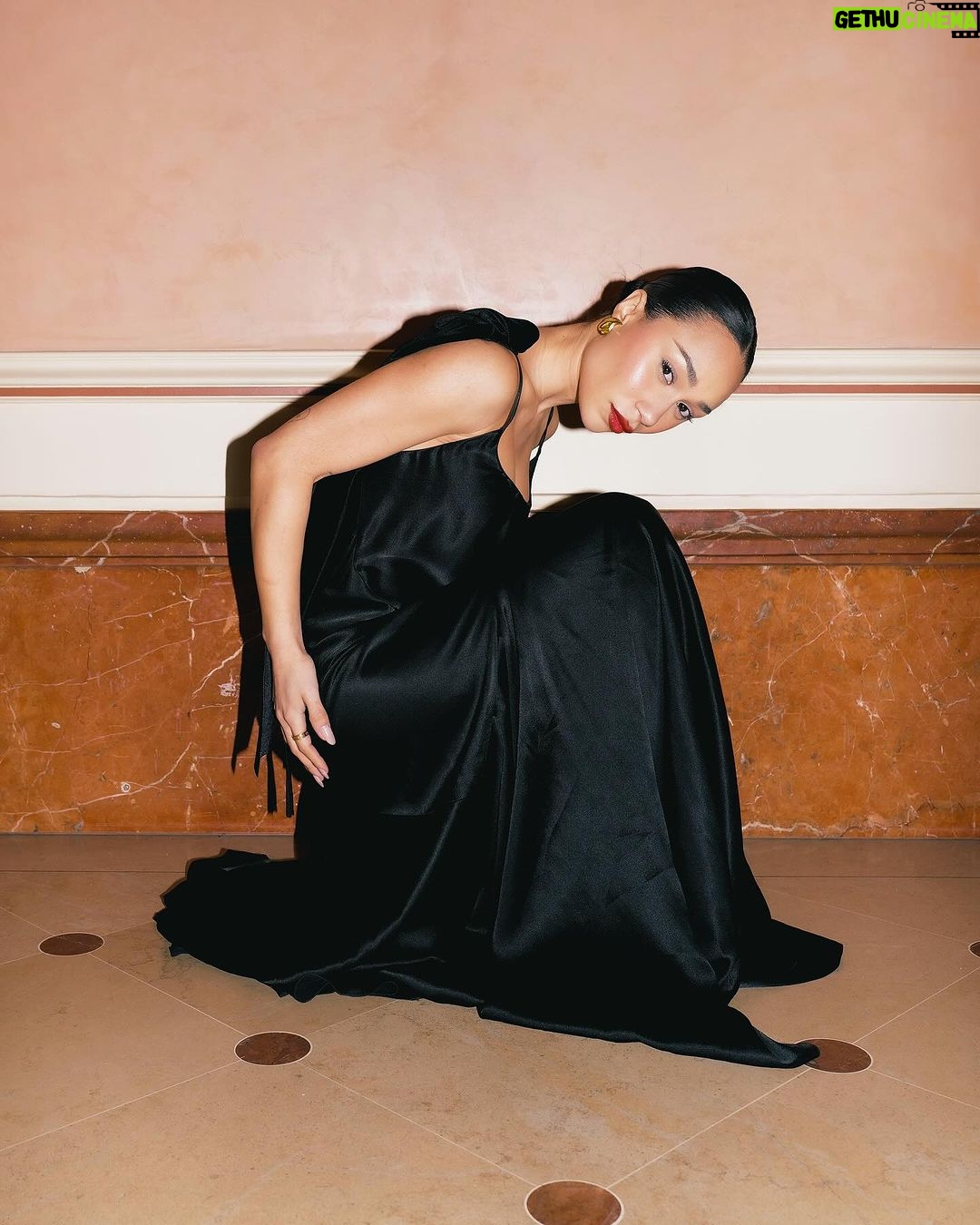 Eva Marisol Gutowski Instagram - Who’s the leader here? Nina, Nina, Nina ✨me in Nina Ricci for FW24 in Paris Paris, France