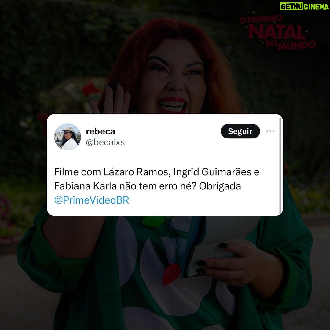 Fabiana Karla Instagram - Estou acompanhando vocês assistindo nosso filme #oprimeironataldomundo 🎄🎅 Me conta aqui o que acharam! 👇🏻🤩