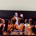Faith Hill Instagram - Our daughter Gracie feeling the excitement of watching Hamilton on TV. An absolute MUST watch!!!!!!!!
