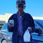 Faith Hill Instagram - Today as we honor those who have fought for us and their families who support them, I wanted to share this photo of a Green Beret veteran who was a paratrooper in the Army.  He frequents one of my favorite coffee shops here and it got me thinking…how great would it be if we took the time to sit down with our veterans, visit and thank them for their service.  And what better place than a coffee shop!  Thank you to all who have served and all who are serving.  God bless you.  #VeteransDay @coffeeandcoconutsberryfarms