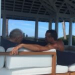 Faith Hill Instagram - This is one of my favorite pictures of Tim and my sweet daddy. Daddy may no longer be here on earth but he touched us all in the most profound way and we will always feel his presence. Daddy loved Tim and they shared many moments like this. Just the two of them. Happy Father’s Day🙏🏼🙏🏼🙏🏼