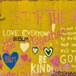 Faith Hill Instagram - #Repost from my daughter Audrey: Amazing people taking action through a loud silence that is art. Love is powerful. Art is powerful. Love in Art is unstoppable. Everything counts. Every act of BLM, no matter what the size, aids in the progression of liberation. We are in this together, going in the same direction. Our individual actions and our words will bring some change, but it is our togetherness that is the most powerful 💟☮️ #blacklivesmatter #weareinthistogether Downtown Dallas