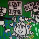 Faith Hill Instagram - #Repost from my daughter Audrey: Amazing people taking action through a loud silence that is art. Love is powerful. Art is powerful. Love in Art is unstoppable. Everything counts. Every act of BLM, no matter what the size, aids in the progression of liberation. We are in this together, going in the same direction. Our individual actions and our words will bring some change, but it is our togetherness that is the most powerful 💟☮️ #blacklivesmatter #weareinthistogether Downtown Dallas