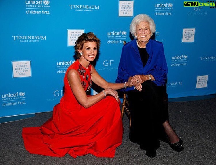 Faith Hill Instagram - I had the opportunity to meet former First Lady Barbara Bush at a charity event in Houston a couple of years ago. From my heart, I can honestly say it was, and will remain, one of the greatest moments of my life. May we all take the time to read as much as we can to learn about her many contributions. To honor this extraordinary woman and in honor of the entire Bush family, I, along with my family, pledge to never forget that love, authenticity and truth DO matter and can change lives.