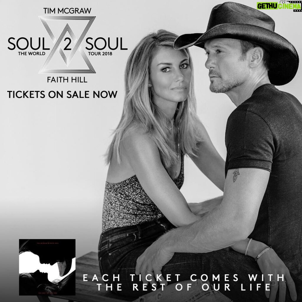 Faith Hill Instagram - If you purchased tickets to #Soul2Soul 2018 – don’t forget to redeem your albums! Check your email for more details! 🎟➕💿