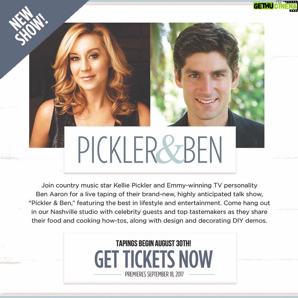 Faith Hill Instagram - Excited to launch #PicklerandBen! Come be a part of the audience. Tix link in bio.