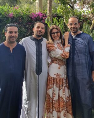 Fatima Khair Instagram - الإخوة التسولي الله يخليكم ديما مجموعين يارب @saad_tsouli_officiel @tsouli.khalid @tsouli76