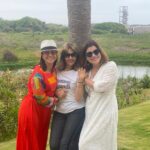 Fatima Khair Instagram - The trio كل محبتي واحترامي ❤@samia_akariou @noraskaliofficial Mazagan Beach & Golf Resort