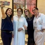 Fatima Khair Instagram - About the beautiful moments ❤samia selfie @khadijaassadofficiel @hayatjabrane @samia_akariou Mazagan Beach & Golf Resort