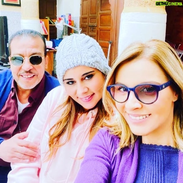 Fatima Khair Instagram - The trio la toute belle @majdoulineidrissi_officiel et le talentueux @azizdadasofficiel soon mbc5