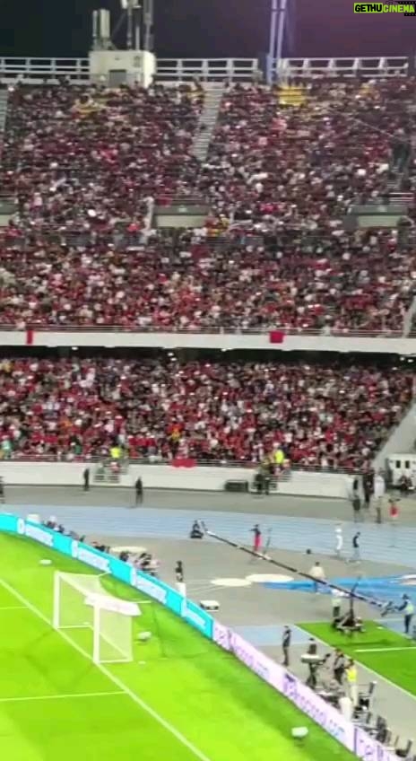 Fatima Khair Instagram - أول مرة كنشوف تيفو في الملعب مباشرة 👍👏🇲🇦❤️