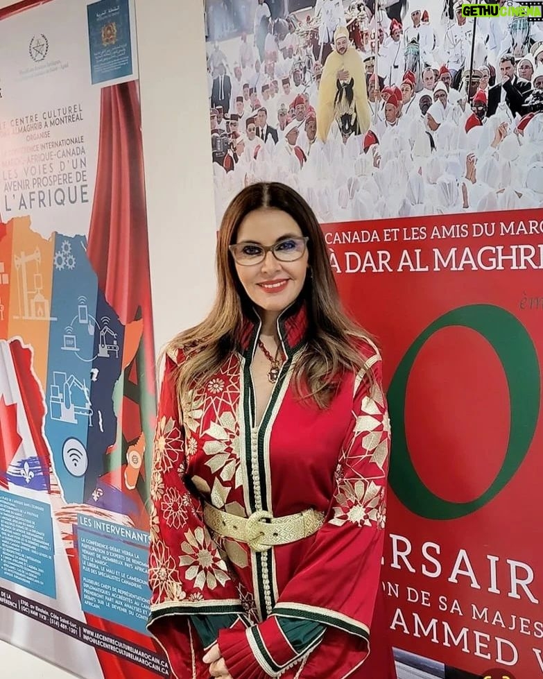 Fatima Khair Instagram - من حفل افتتاح الدورة الثالثة لمهرجان مونتريال للسينما المغربية بدار المغرب المركز الثقافي المغربي بمونتريال Canada Montreal