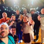 Fatima Khair Instagram - ليلة أمس من مسرحية ف السبيطار بسينما ريتز وسيلفي مع الجمهور الراقي الذي تفاعل مع العرض بشكل رائع تحية لكل اصدقائي فضيلة بن موسى سعيد ايت باجا فريد الركراكي بنعيسى الجيراري محمد الأثير محمد بن البار و سعد التسولي 🌷👏