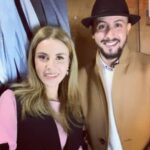 Fatima Khair Instagram - شكرا الفنان المبدع هشام الزوين على هديتك الرائعة خلال زيارتك لموقع تصوير مسلسل شهادة ميلاد