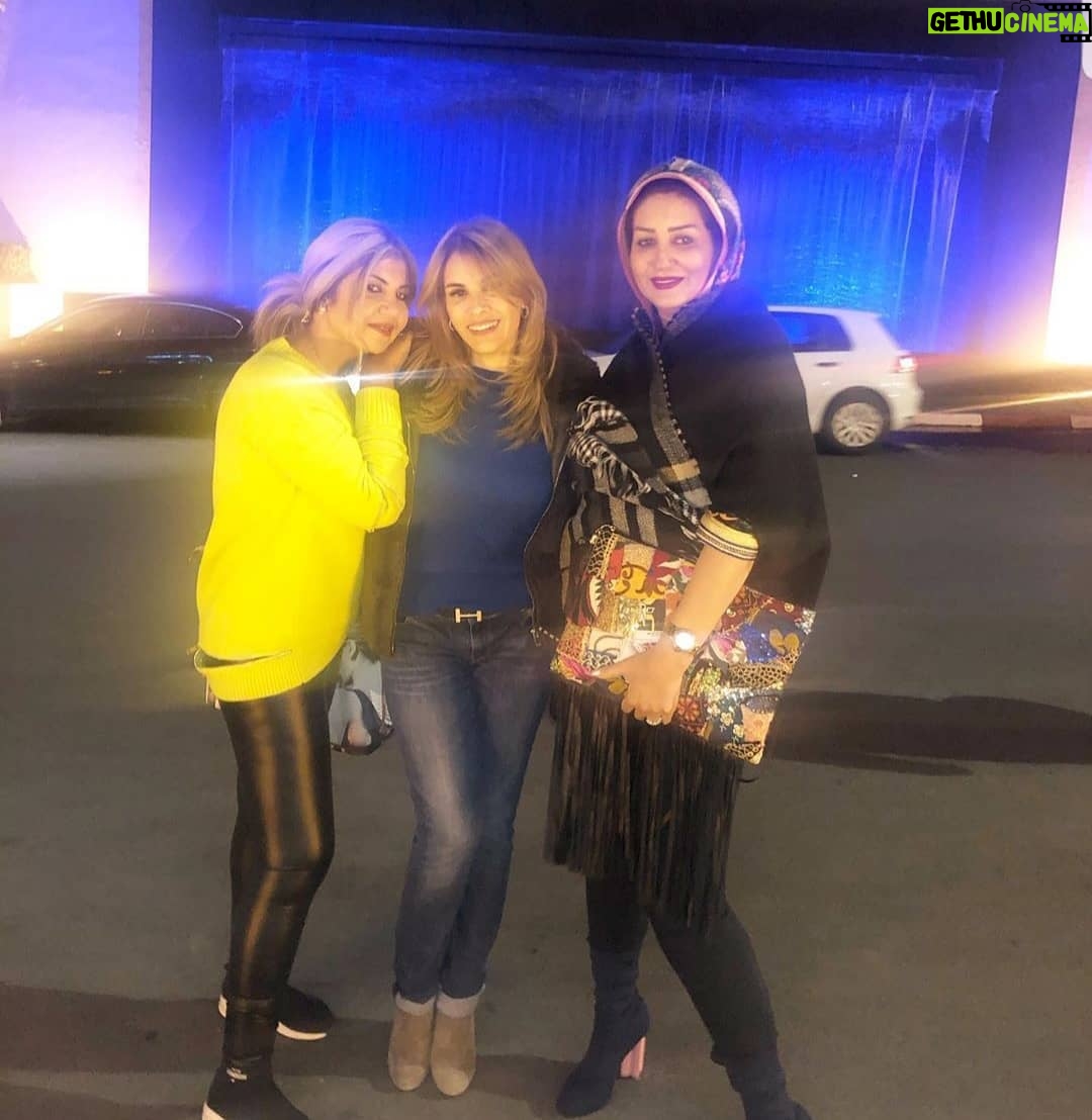 Fatima Khair Instagram - مرحبا بك صديقتي الغالية بوسي شلبي والفنانة وفاء عامر في المغرب ❤