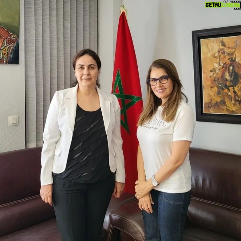 Fatima Khair Instagram - Belle rencontre avec Mme la consule générale du royaume du maroc à Toulouse Mme nadya talmi🙏😘 Toulouse, France