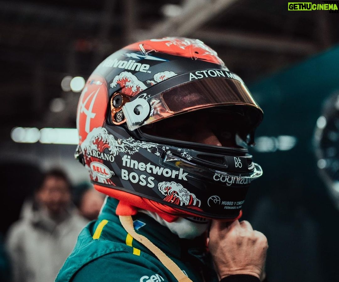 Fernando Alonso Instagram - Strong qualy . P5 from the grid . More to learn tomorrow from the car and hopefully good points for the team. @astonmartinf1 #f1 #suzuka #astonmartin
