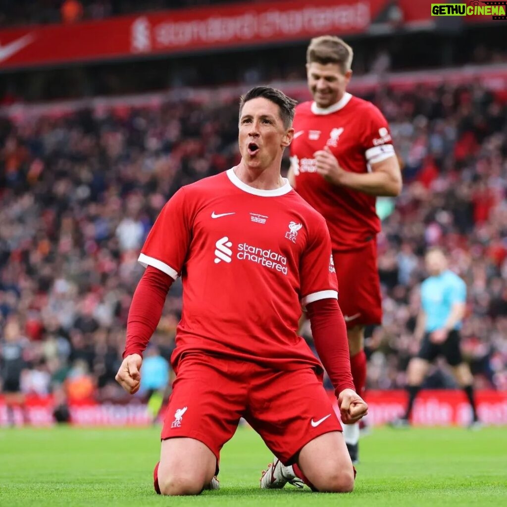 Fernando Torres Instagram - Pure nostalgia 😍 Anfield Stadium Liverpool Football Club