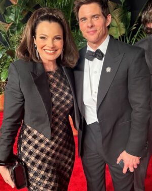 Fran Drescher Instagram - On the red caroet with @james_marsden His first job was in our pilot of The Nanny! We knew he was a star then! Very talented actor!