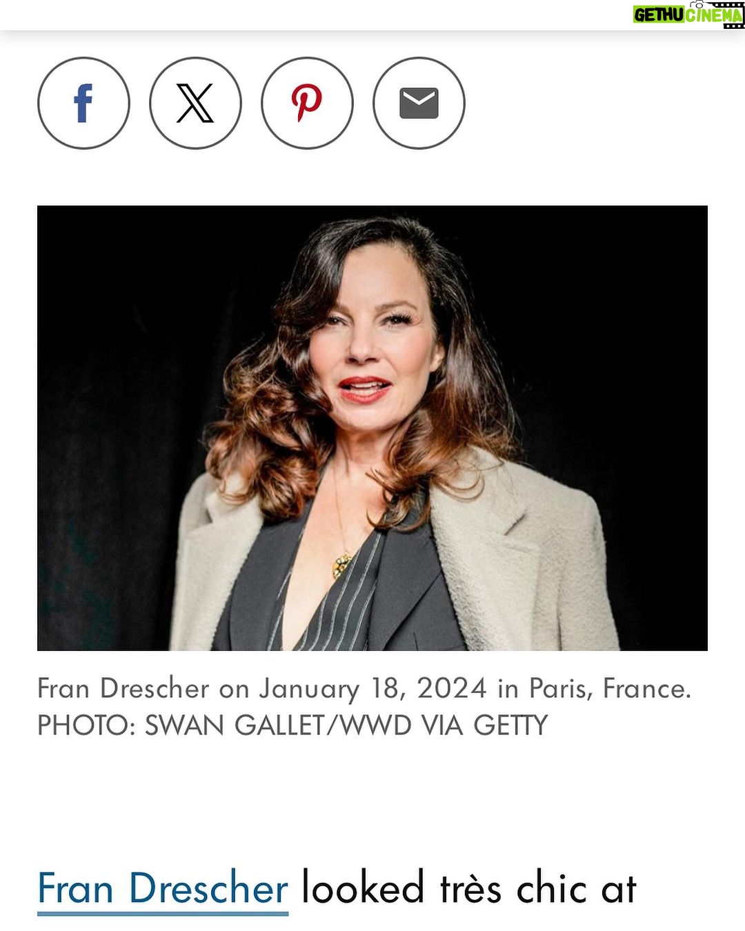 Fran Drescher Instagram - AMI POUR LA FEMME @AMIPARIS @alexandremattiussi9 #amifw24