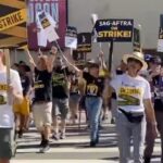 Fran Drescher Instagram - On day100 of the strike, as we sat in convention electing vice presidents, we got the call!!! Tues we return to the table. I feel optimistic. Phew! TY dear picketers and strike captains for once again rising to the occasion! Sleep well dear brave hearts! 💪❤️🙏✌🏿🌈🐾