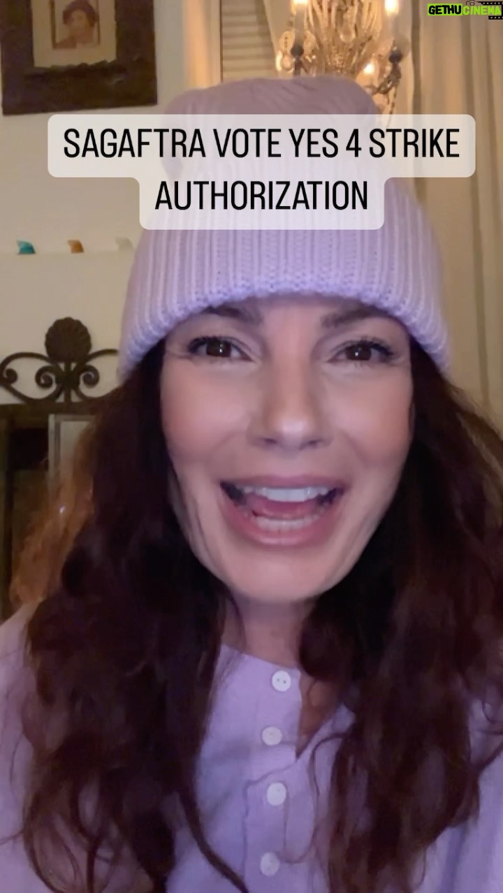 Fran Drescher Instagram - @sagaftra #Yes4SAV your leadership is an 100% on board! Vote YES now