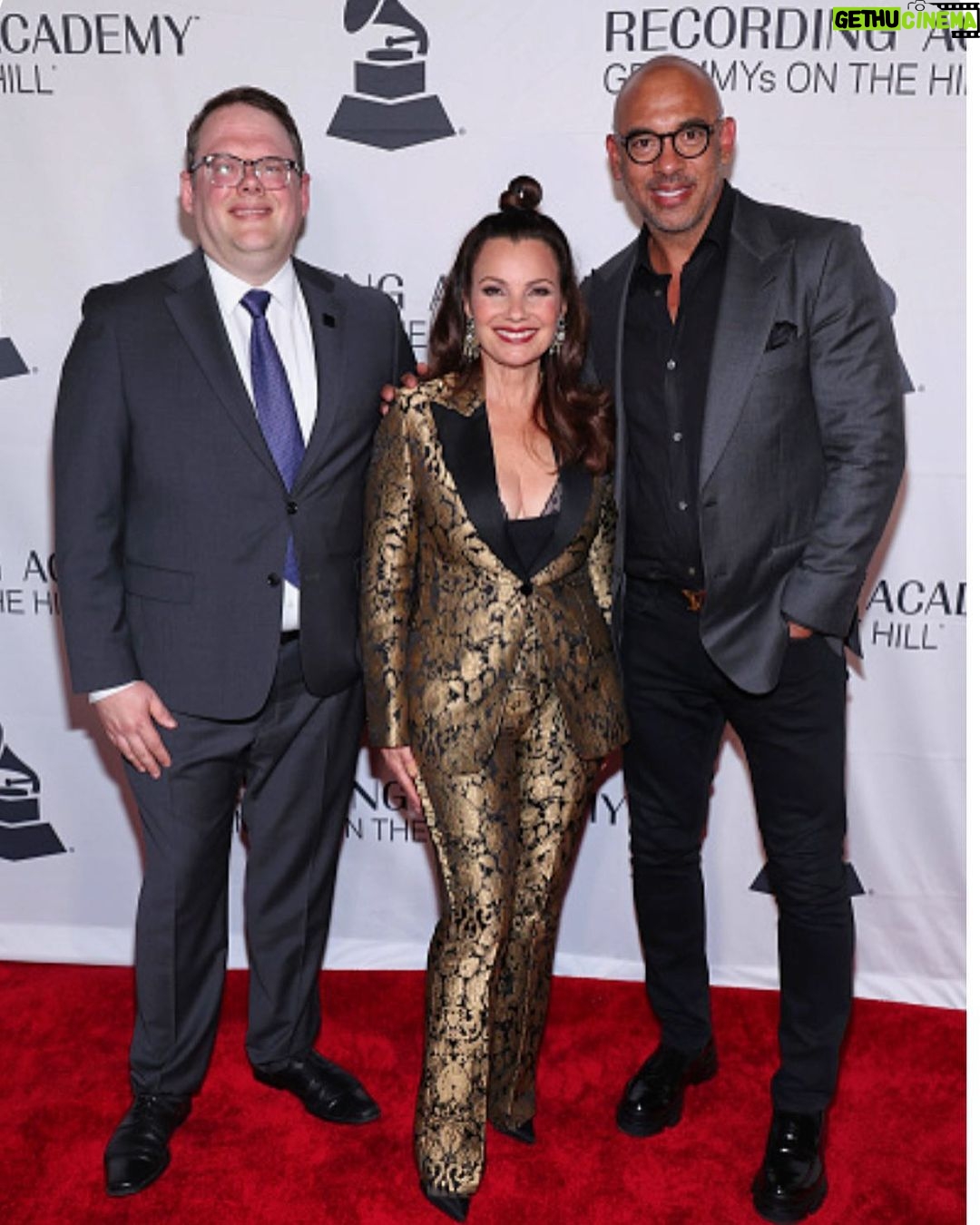 Fran Drescher Instagram - At Grammy’s on the Hill w/ SAG-AFTRA NED Duncan Crabtree-Ireland and The recording Academy CEO Harvey Mason Jr. What a night!