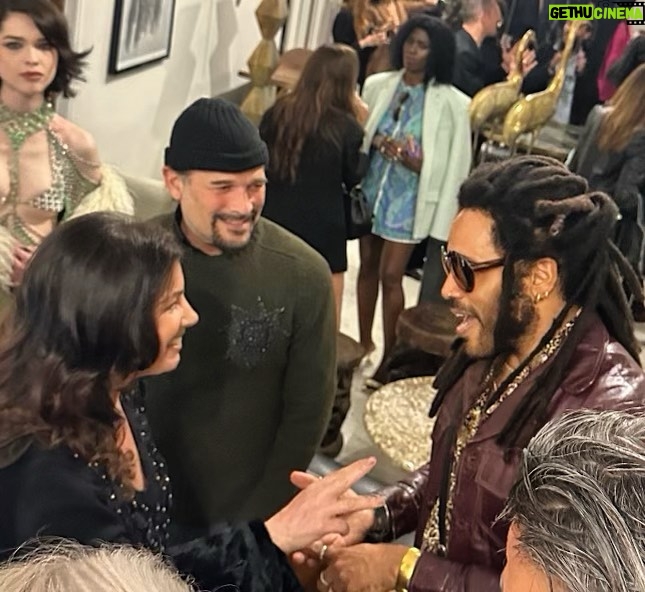 Fran Drescher Instagram - At Good Friday CHURCH Boutique party in LA. Lenny Kravitz fab store on Beverly. Wearing designer Phillip Bloch’s Omniscient Things sold at CHURCH. GO!