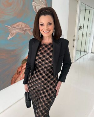Fran Drescher Instagram - Ami Paris custom designed my dress!
