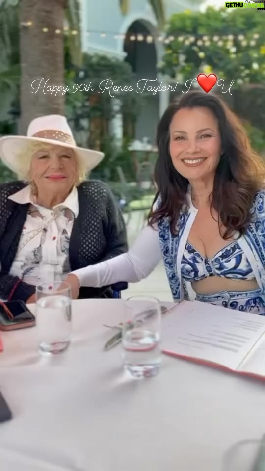 Fran Drescher Instagram - The brilliant wildly talented Renee Taylor turns 90 today!