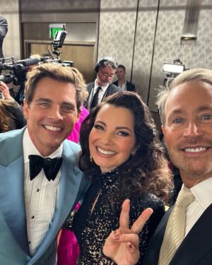 Fran Drescher Instagram - At the Sag Award w/ @james_marsden  whatta night!