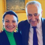 Fran Drescher Instagram - With Leader Schumer. Let’s pass PATPA Chuck! You got this!!!!