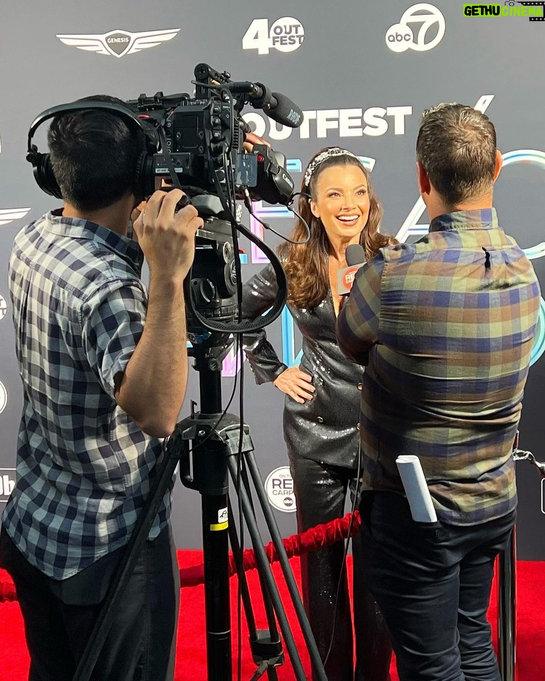 Fran Drescher Instagram - Outfest on the Paramount lot. Diversity & Inclusion baby !