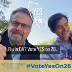 Fran Drescher Instagram - Prop 28 puts Arts back into Public Schools w/o raising taxes. Win Win! GO!