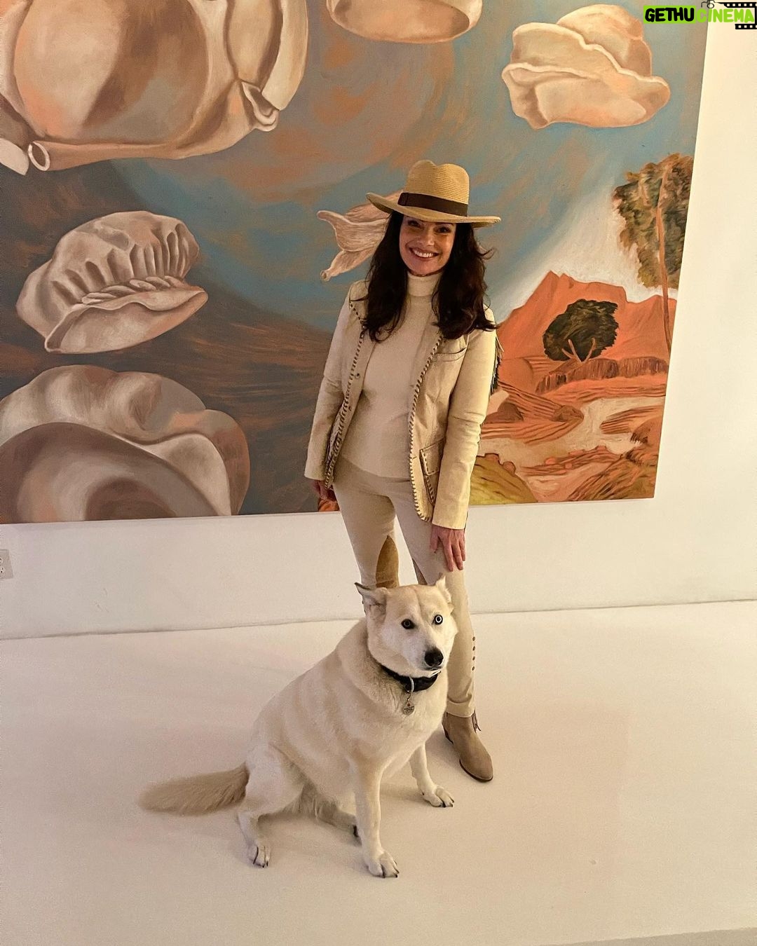 Fran Drescher Instagram - Went to #1923TV premier last night. So fun! Everyone LOVED! Ran into @timothydaltonofficial who stars with @helenmirren & @harrison_ford_verified_page @motherwolfla after party. Delish!