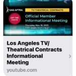 Fran Drescher Instagram - It’s tonight & can be viewed on live stream in real time on the sagaftra youtube channel from anywhere around the world! Learn about this contract so you can evaluate the monumental gains against the losses and make an informed decision. Hear from our chief negotiator and the negotiating committee directly as they address LA local’s questions and concerns. You have time, so take it please. Knowledge is power! Link in profile! https://m.youtube.com/live/2DE8-fplyCQ?feature=share