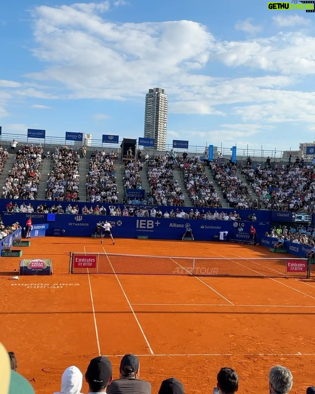 Franco Masini Instagram - Una tarde inolvidable viendo la final del ATP de Buenos Aires ❤️ @stellaartois.ar Buenos Aires Lawn Tennis Club