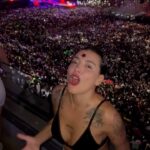 Gabrielle Prado Instagram – O que eu vivi ontem foi perfeito. gente, eu tô até agora sem palavras. acordei doente e sem voz nenhuma, mas eu fui feliz demais. o RBD marcou minha vida. aqui não é modinha não, aqui é amor, admiração e muito respeito por todos eles. sou RBDMANIACA sim com muito orgulho. 

obrigada @unfybr @jrbiro por me receberem tão bem! foi mágico. 😍♥️ São Paulo, Brazil