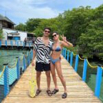 Gabrielle Prado Instagram - a primeira de muitas com você. Gracias por todo, Cartagena e San Andres. Hasta Luego. 🇨🇴💚