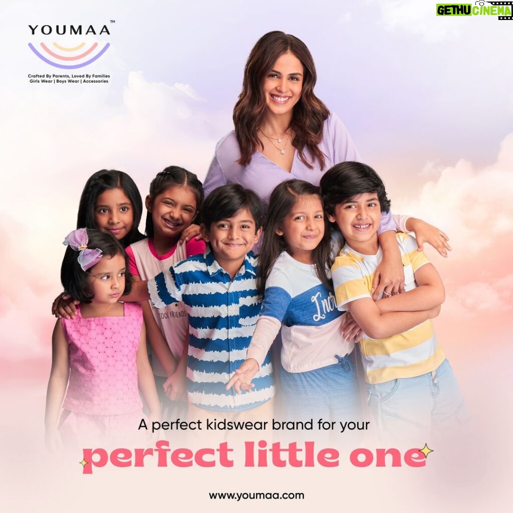Genelia D'Souza Instagram - Elated and excited to get on board with Youmaa (@youmaaofficial) A brand that’s Crafted by Parents, Loved by Families; a brand where every garment is a masterpiece, making it a no-brainer for you to choose clothes for your kiddos.✨Their outfits are so cute, I’d wear them myself if I could! 😍 With Cloud Touch Microfiber and Adventure Ready Durability clothes, Youmaa brings the most cutest clothes for kids between age 2-11 years old! Check out their collection at www.youmaa.com 🌈 #Youmaakids #Kidswear #Ad