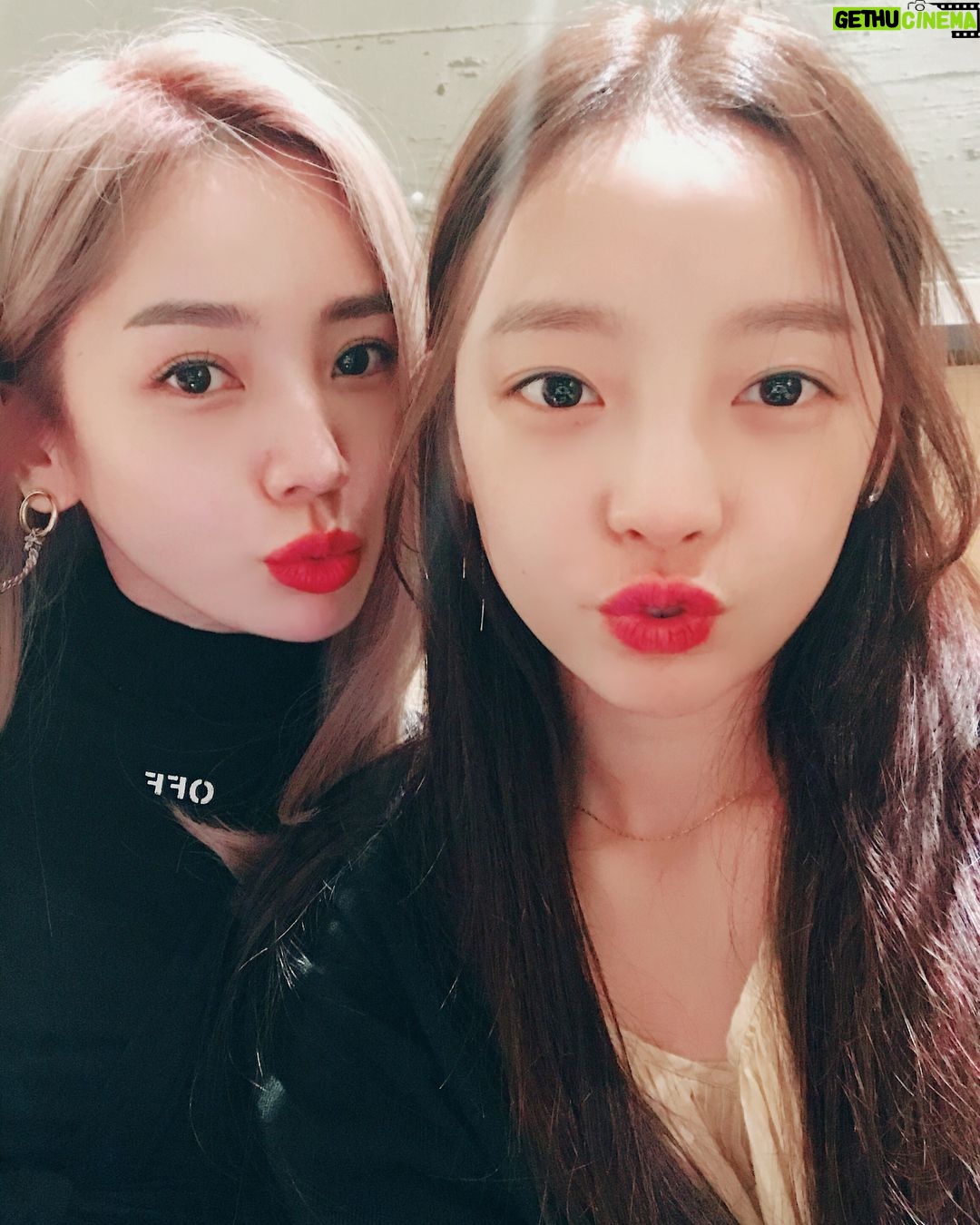 Goo Ha-ra Instagram - メグハラ!!!また会いました🤟❤️❤️❤️❤️❤️❤️❤️❤️❤️楽しいいいいいい🌸🌸