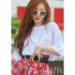Goo Ha-ra Instagram - GRAZIA 8월호 💕🌸😊🙏 📷🎞:moonjh🤟editor:JJJ🤟