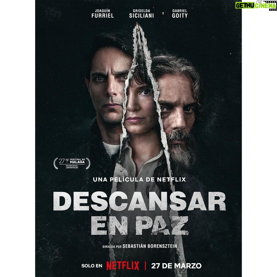 Griselda Siciliani Instagram - DESCANSAR EN PAZ. 💪🏻💪🏻🙏🏻❤️👏🏻👏🏻👏🏻🎬 Joaquín Furriel @joacofurriel , Griselda Siciliani @griseldasiciliani y el Puma Goity protagonizan Descansar en paz. El nuevo thriller, con guión y dirección de Sebastián Borenzstein, estrena el 27 de marzo. @chenetflix @kenyafilms @sebabores @fedeposter @ricardodarinok @chinodarin