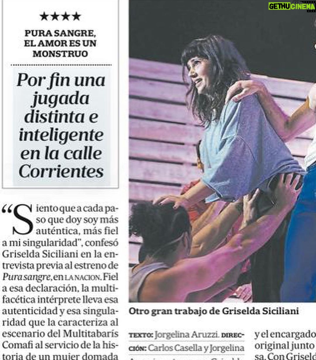 Griselda Siciliani Instagram - Amor total por esta obra y por este equipo salvaje. Pura sangre . Gracias …. Únicas 8 semanas . 📷 @chinasanjuann @carlitoscasella @aruzzireal @kev.litvin @marlenenordlinger @eddygarcia___ @herve_segata @rakhalherrero @nicolastadioli @_juancruz.mm @tomas.rottemberg