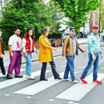 Hannah Waddingham Instagram - Best day out in fair Londinium with my boys! Thank you @appletv #richmondtilwedie ❤️💙 Abbey Road, London