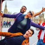 Hannah Waddingham Instagram - Best day out in fair Londinium with my boys! Thank you @appletv #richmondtilwedie ❤️💙 Abbey Road, London