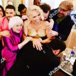 Hannah Waddingham Instagram - Barely slept after last night. These moments with this magical lot just keep getting better and better. The loveliest,most down to earth,normal(ish) gems you could ever hope to share this whirlwind with. Thank you @sagawards for the best springboard to S3 #tedlasso Can’t wait to get back behind my lady’s desk.⚽️🍎❤️ To the best team I could hope for getting me there: @annickrenee @carlyroesen @jamesyardley @ollielast @lewis_pallett @hannahmartinmakeup @claridgeshotel Thank you Scott….sorry for the mayhem in 506!😜😘 Claridge’s